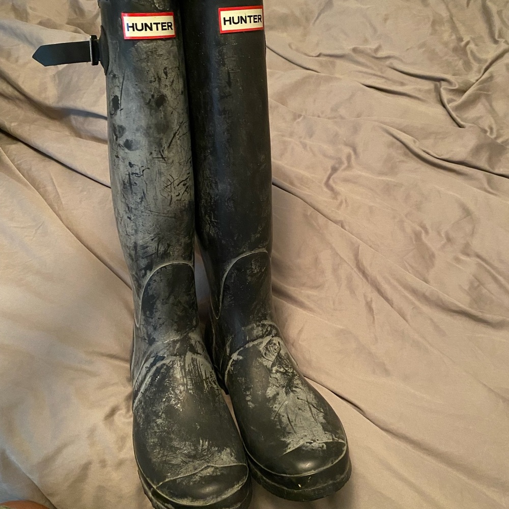 Hunter Matte Black Rain Boot